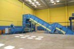 Bottle Baler and double infloor conveyor